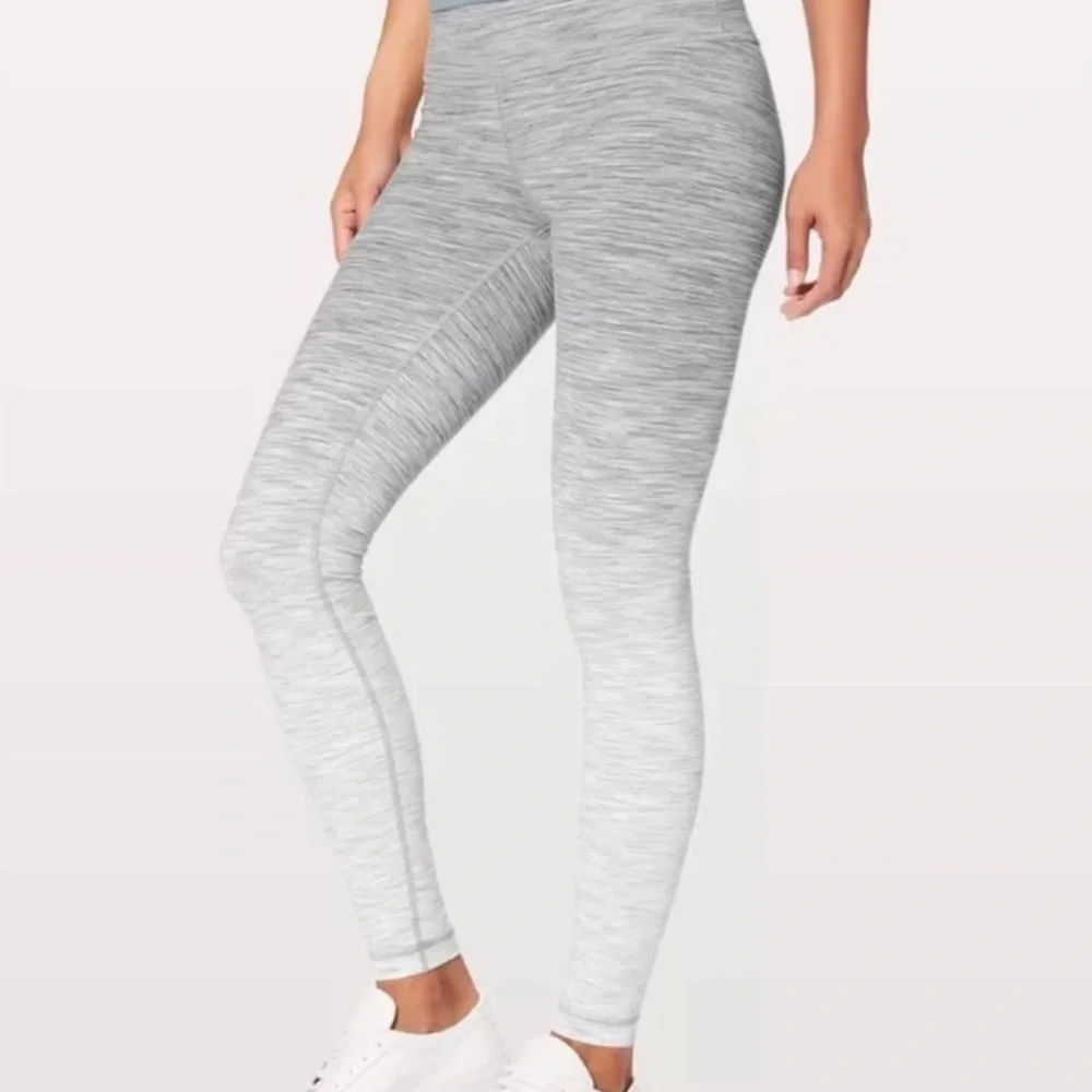 Lululemon Wunder Under Ombré Gray Leggings - Picture 5 of 5